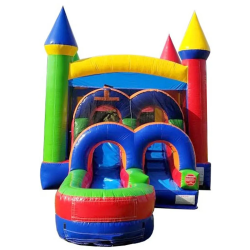 inflatable bounce house water slide kids rainbow3 1745893109 Kids Rainbow Castle Dry