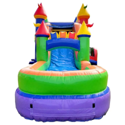 inflatable bounce house water slide mega rainbow5 1748453675 MEGA Rainbow Combo DRY